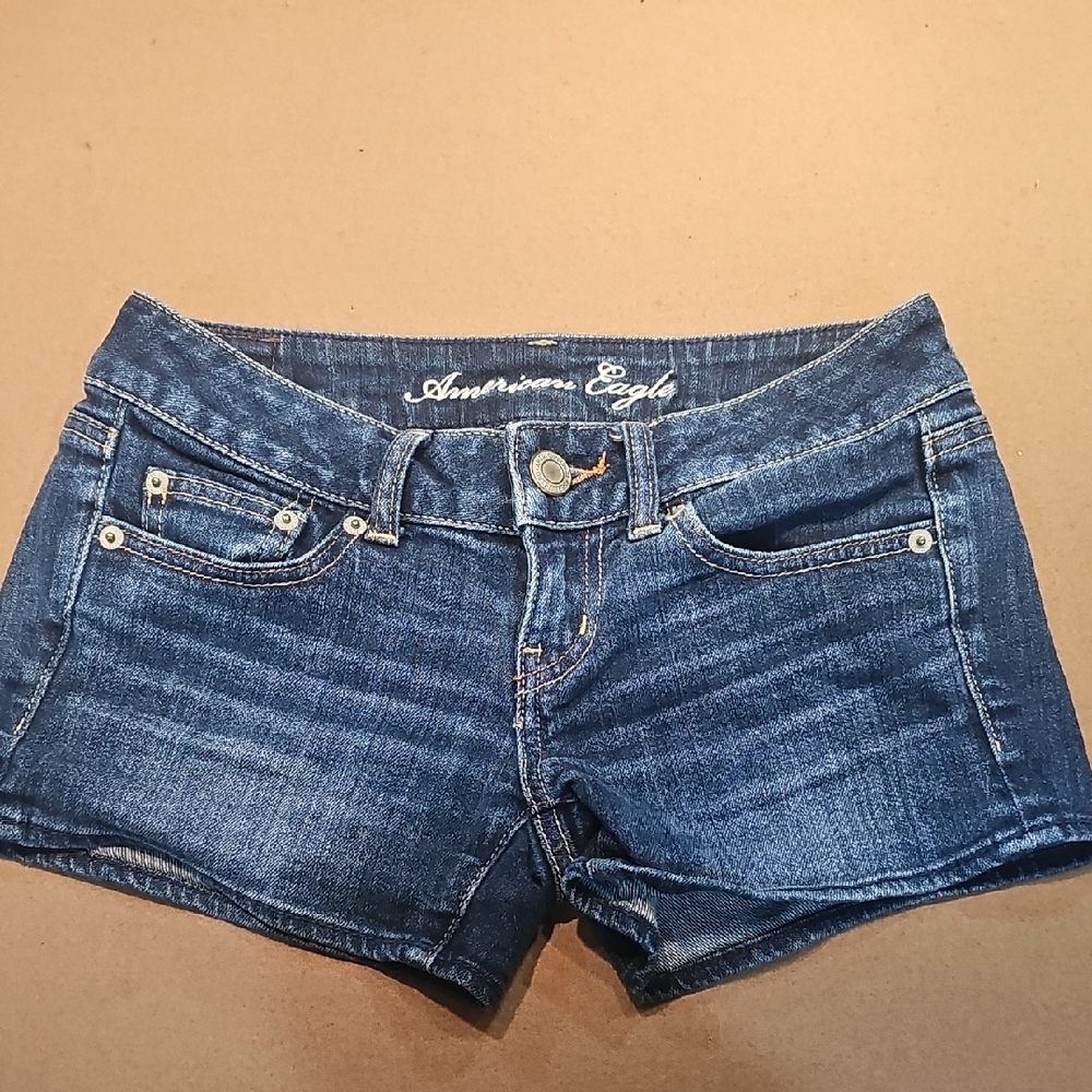 American Eagle Outfitters Women's Classic Blue Jean Shorts